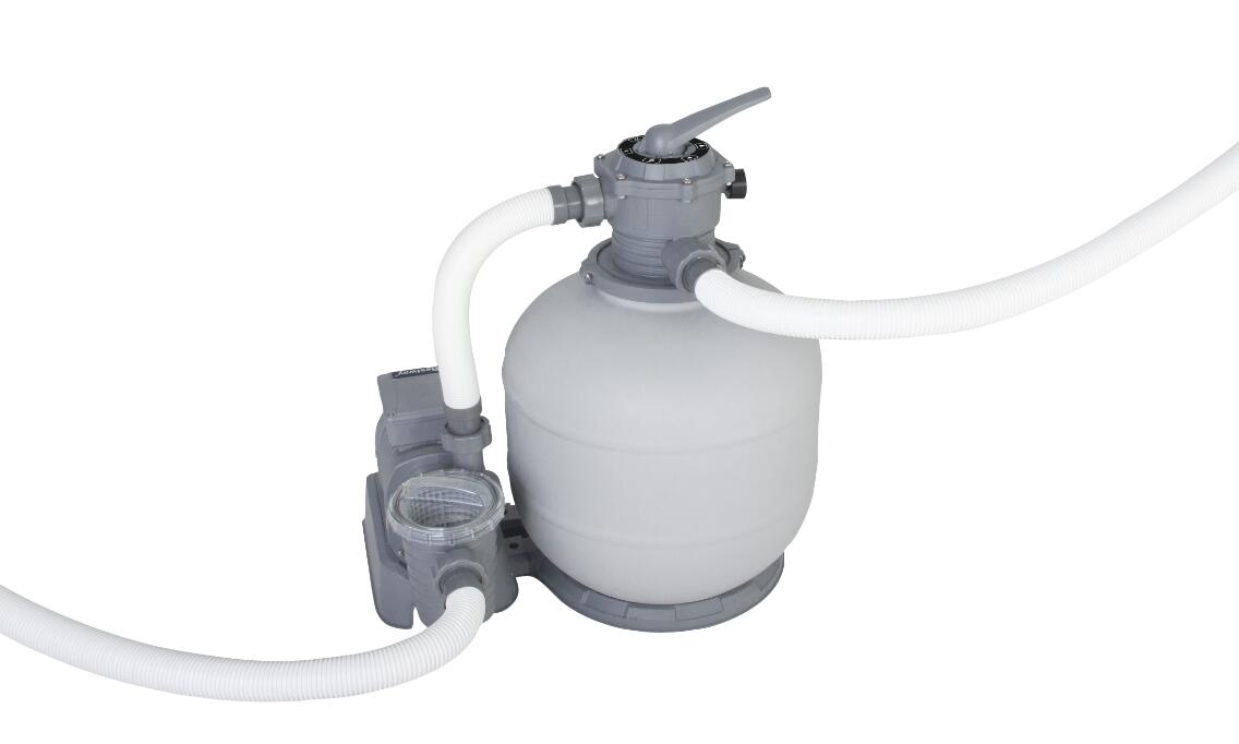 1ee32bc076b1cc4b83e8ad77e8622a4c561c6ceb Flowclear 1,000 gal. Sand Filter Pump Replacement, Gray - Image 1