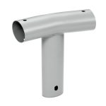 Power Steel Round Above Ground Pool T-Connector Replacement, Silver