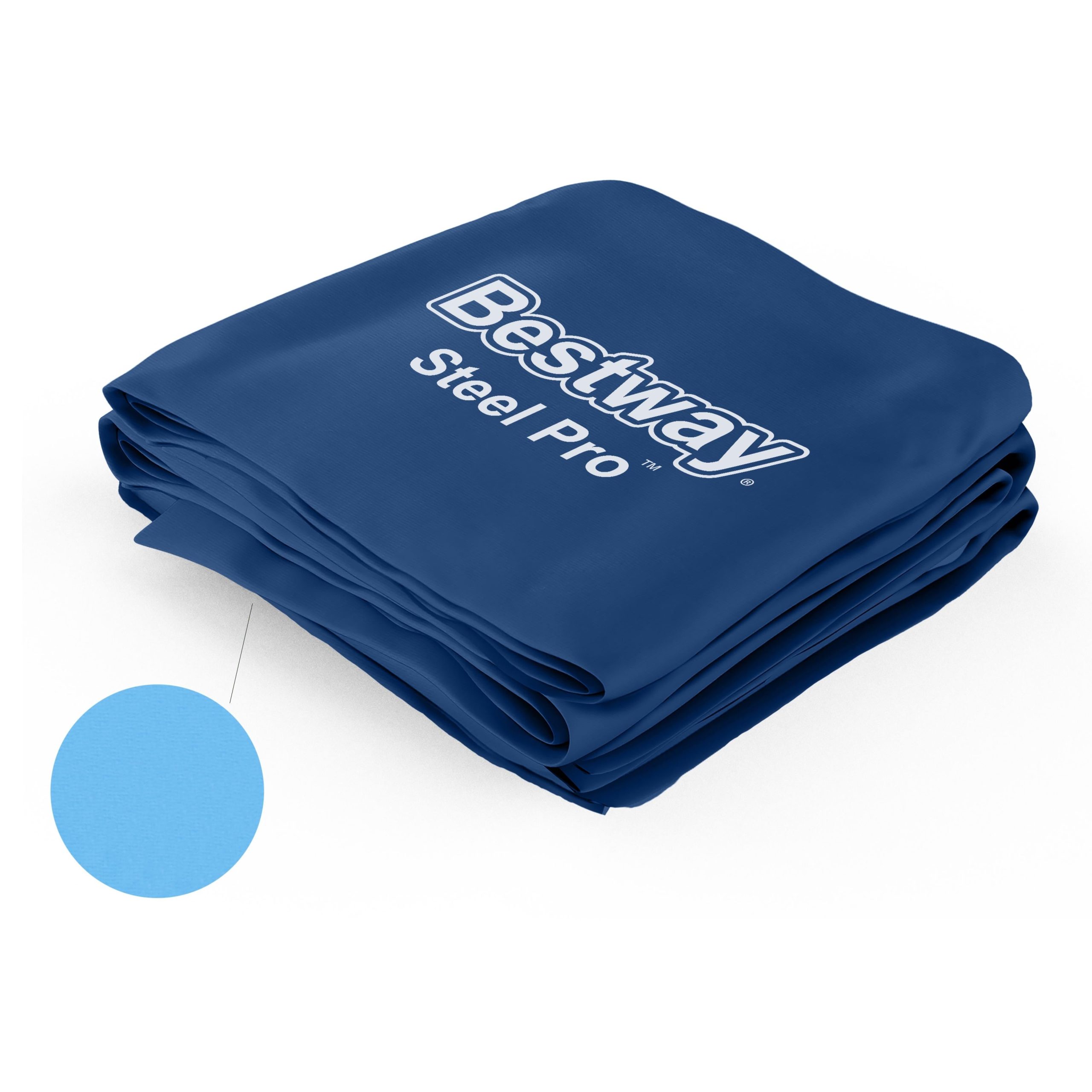 5a3ba783e291b6972984475c902a05a2423643ae Steel Pro 10' x 30" Round Above Ground Pool Liner Replacement, Deep Blue - Image 1