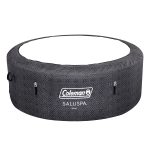 Coleman Cali AirJet Hot Tub Thermal Liner Cover Replacement, Black