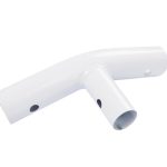 Power Steel and Coleman Power Steel Oval Above Ground Pool T-Connector Replacement, Light Gray