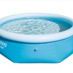 Fast Set 8' x 26" Round Above Ground Pool Liner Replacement, Blue