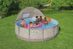 Bestway Steel Pro MAX 13' x 42" Round Above Ground Pool Set with Canopy - Image 8