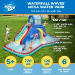 H2OGO! Waterfall Waves Kids Inflatable Water Park 18’8” - Image 13