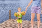 Puddle Jumper Fabric Kids Deluxe Life Vest with Armbands - Image 2