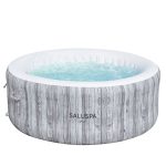 SaluSpa Fiji AirJet Hot Tub Liner Replacement, Gray Wood