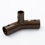 14' - 18' Power Steel Above Ground Oval Pool T-Connector E Replacement, Brown