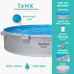 Bestway TANX 10' x 24" Round Above Ground Stock Tank Pool, All-in-One Set - Image 3