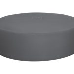 SaluSpa and Coleman 93" x 28" Round EnergySense Inflatable Hot Tub Cover, Gray