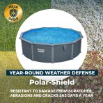 Bestway Hydrium 16' x 52" Round Steel Wall Above Ground Pool Set - Image 7
