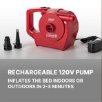 Coleman SupportRest 18" Queen Double-High Air Mattress with 120V Rechargeable Pump - Image 4