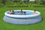 Bestway Fast Set 13’ x 33” Round Inflatable Pool Set - Image 9