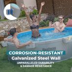 Bestway TANX 8' x 24" Round Above Ground Stock Tank Pool, All-in-One Set - Image 2