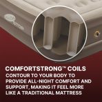 Coleman SupportRest 18" Twin Double-High Air Mattress with 120V Rechargeable Pump - Image 2