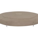SaluSpa Palm Springs AirJet Hot Tub Top Leatheroid Cover Replacement, Brown