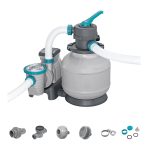 Bestway 2,200 gal. Above Ground Pool Sand Filter Pump - Image 3