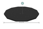 Flowclear 12' Pool Cover