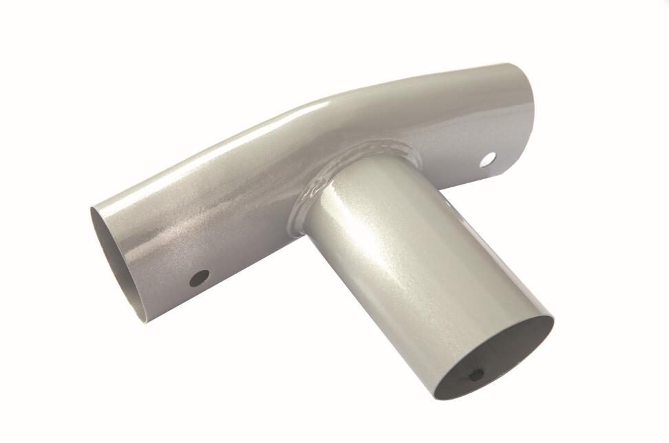 eedbd2c87c74e8c58003c22264f7c8a0eb90c6cb Power Steel and Steel Pro MAX Oval Above Ground Pool T-Connector F Replacement, Light Gray - Image 1