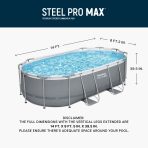 Bestway Steel Pro MAX Above Ground Pool Set 14' x 8'2" x 39.5" - Image 7