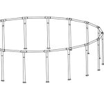 Frosted 18' x 48" Pool Frame Parts Box 1 of 2