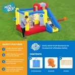 H2OGO! Slidetastic Kids Inflatable Mega Bounce Park - Image 7