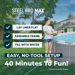 Bestway Steel Pro MAX Above Ground Pool Set 14' x 8'2" x 39.5" - Image 3