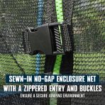 Bestway Xtreme Air 12 ft Outdoor Trampoline for Kids & Adults, No-Gap Enclosure, Foam-Padded Poles - Image 6
