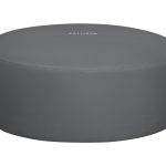 SaluSpa 67" x 26" Round EnergySense Inflatable Hot Tub Cover, Gray