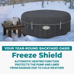 SaluSpa Hot Springs Energy-Efficient AirJet 2-4 Person Inflatable Hot Tub - Image 6