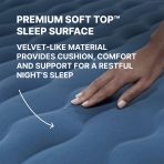 Bestway Tough Guard Air Mattress Twin 18" with Built-in AC Pump