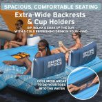 Hydro Force Bloc Party 8-Person Modular Inflatable Party Island and Floating Cooler - Image 4