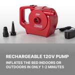 Coleman SupportRest 18" Twin Double-High Air Mattress with 120V Rechargeable Pump