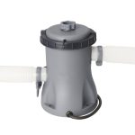 Bestway 800 gal. Cartridge Filter Pump Replacement, Gray