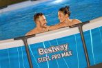 Bestway Steel Pro MAX 15' x 42" Round Above Ground Pool Set with LED Light - Image 2