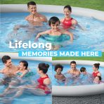 Bestway Fast Set 12’ x 30” Inflatable Round Soft Sided Above Ground Pool Set - Image 6