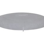 SaluSpa St. Lucia AirJet Hot Tub Top Leatheroid Cover Replacement, Gray