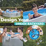 Bestway TANX 10' x 24" Round Above Ground Stock Tank Pool, All-in-One Set - Image 9