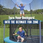 Bestway Xtreme Air 10 ft Outdoor Trampoline for Kids & Adults, No-Gap Enclosure, Foam-Padded Poles - Image 10