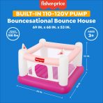 Fisher-Price Bouncesational Bounce House with Built-in Pump, Pink - Image 2