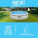 Bestway Fast Set 12’ x 30” Round Inflatable Pool Set - Image 6