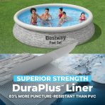 Bestway Fast Set 12’ x 30” Round Inflatable Pool Set - Image 8