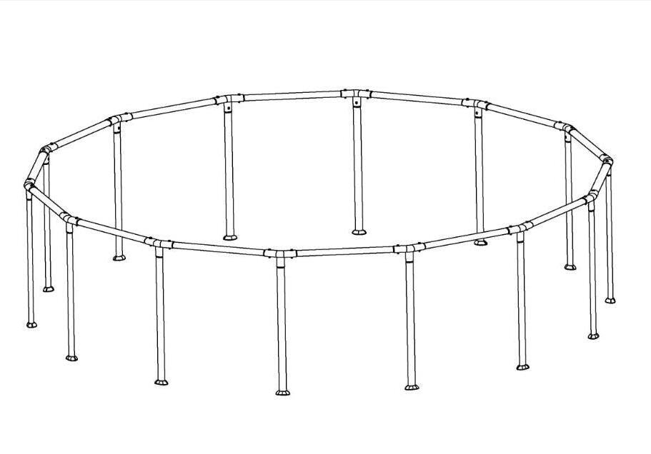 moaflsftjp8ziyxbvtm7 15' x 42" Pool Frame (1 of 2) - Image 1