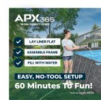 Bestway APX 365 24' x 12' x 52" Rectangle Above Ground Pool Set - Image 10