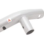 Power Steel & Coleman Power Steel Oval Ground Pool T-Connector Replacement, White