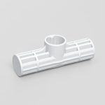 Steel Pro Rectangular Above Ground Pool Side Leg Support Replacement, White