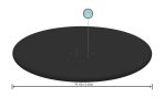Bestway Fast Set Round Pool Cover for 8' Inflatable Ring Above Ground Pools - Image 4