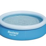 Fast Set 10' x 26" Round Above Ground Pool Liner Replacement, Blue