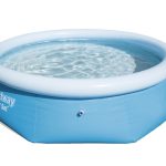 Hydrium 8' x 30" Inflatable Round Pool Liner Replacement, Blue