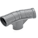 Power Steel Coleman and Steel Pro MAX Round Above Ground Pool T-Connector Replacement, Charcoal Gray