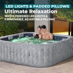 SaluSpa San Francisco Energy-Efficient Smart HydroJet Pro Inflatable Hot Tub with App Control 5-7 person - Image 14